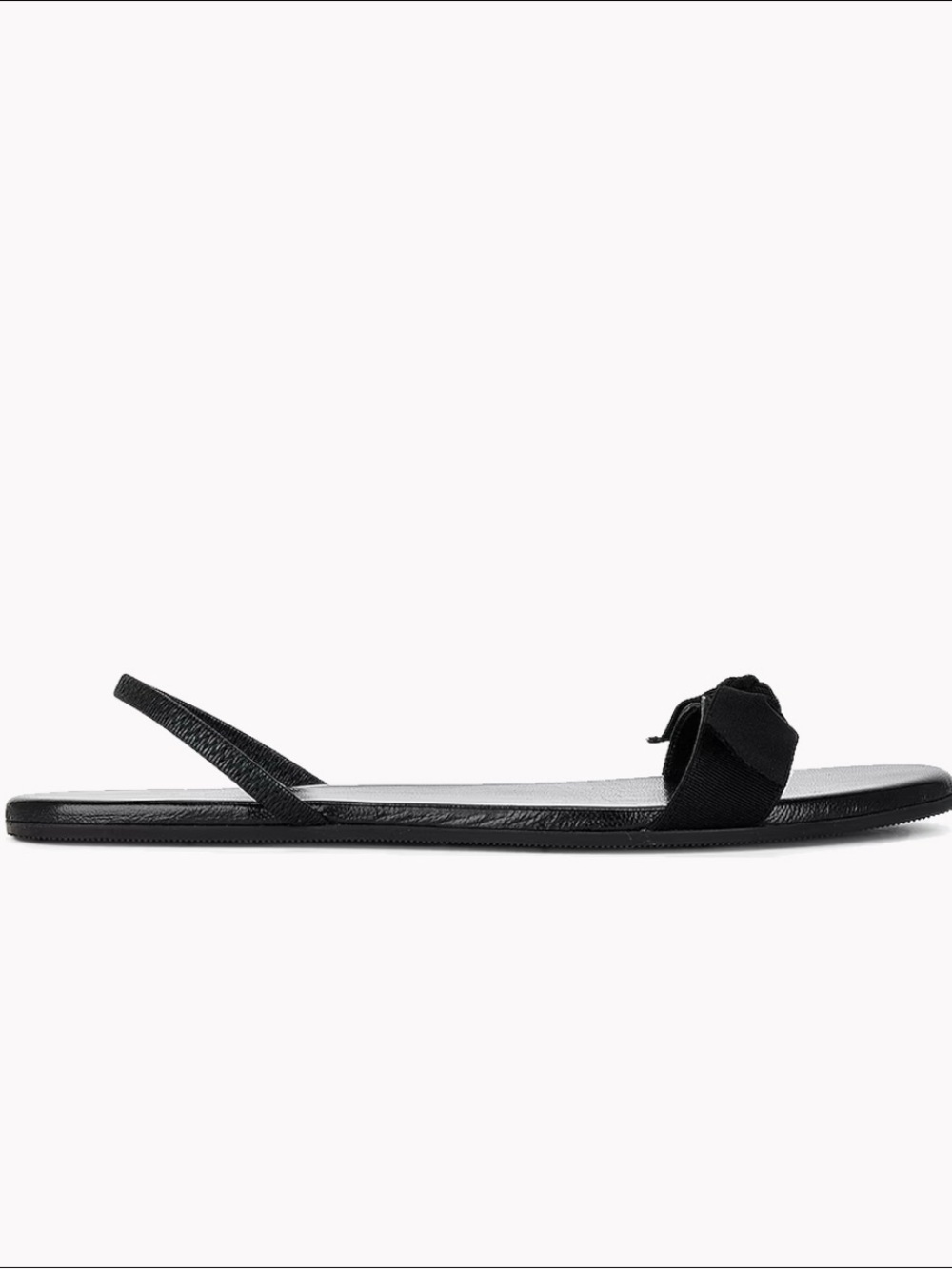THE ROW Bow leather slingback sandals size 38